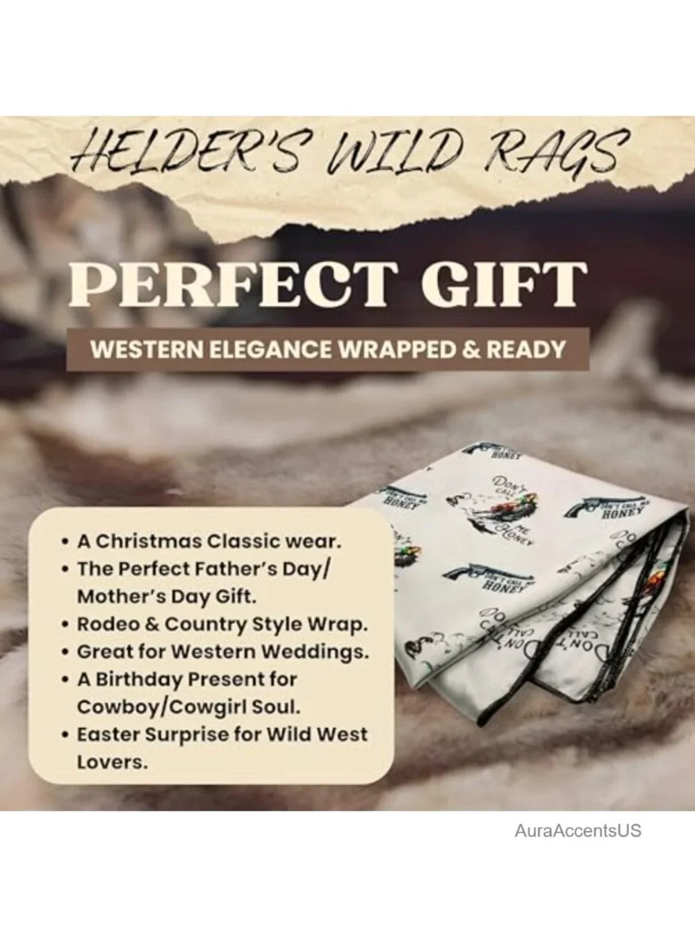 Silk Blend Charmeuse Fashion Scarf 36x36 inch Square Western Bandana